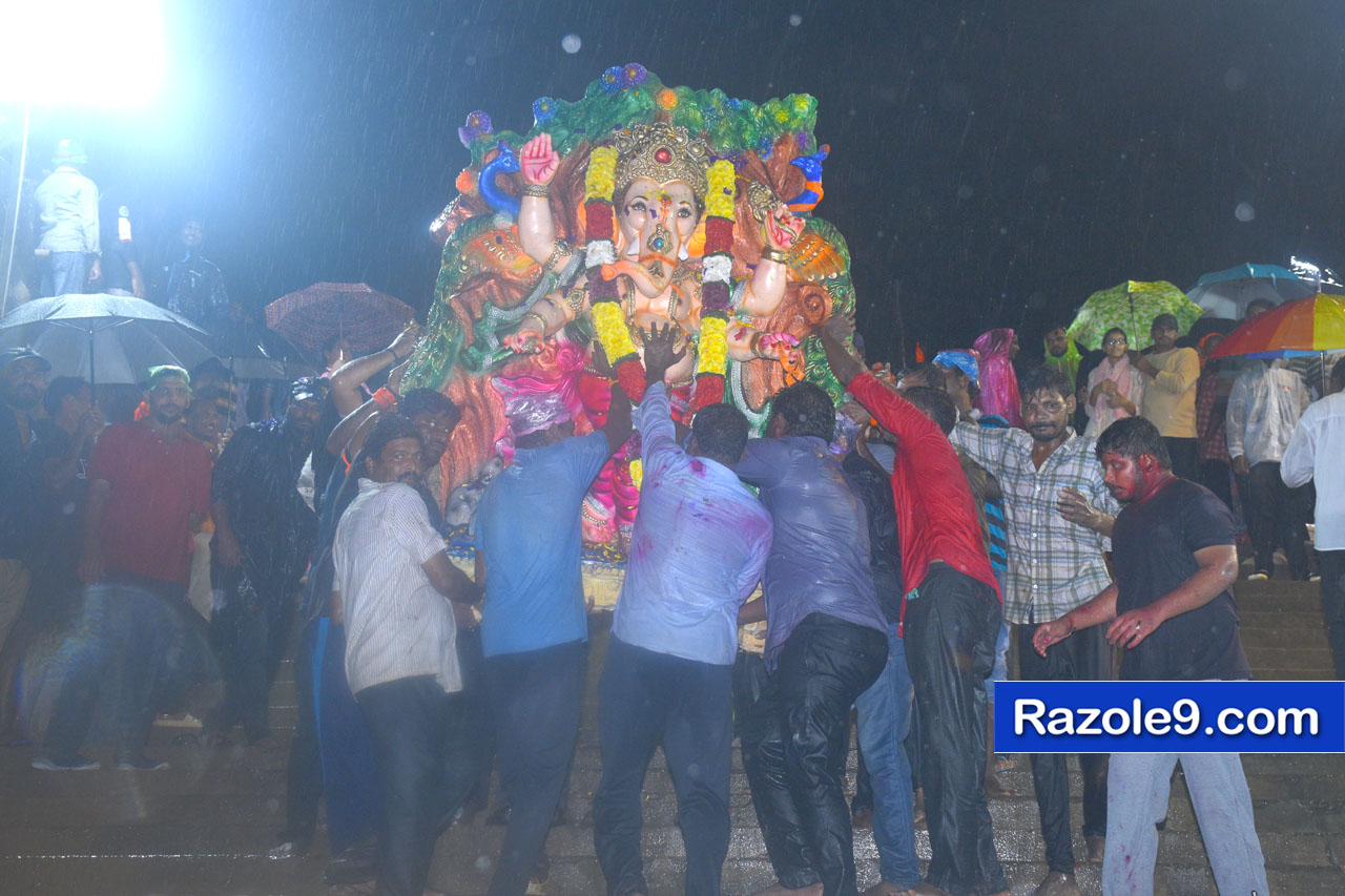 Razole Taluka Ganesh Nimajjanam